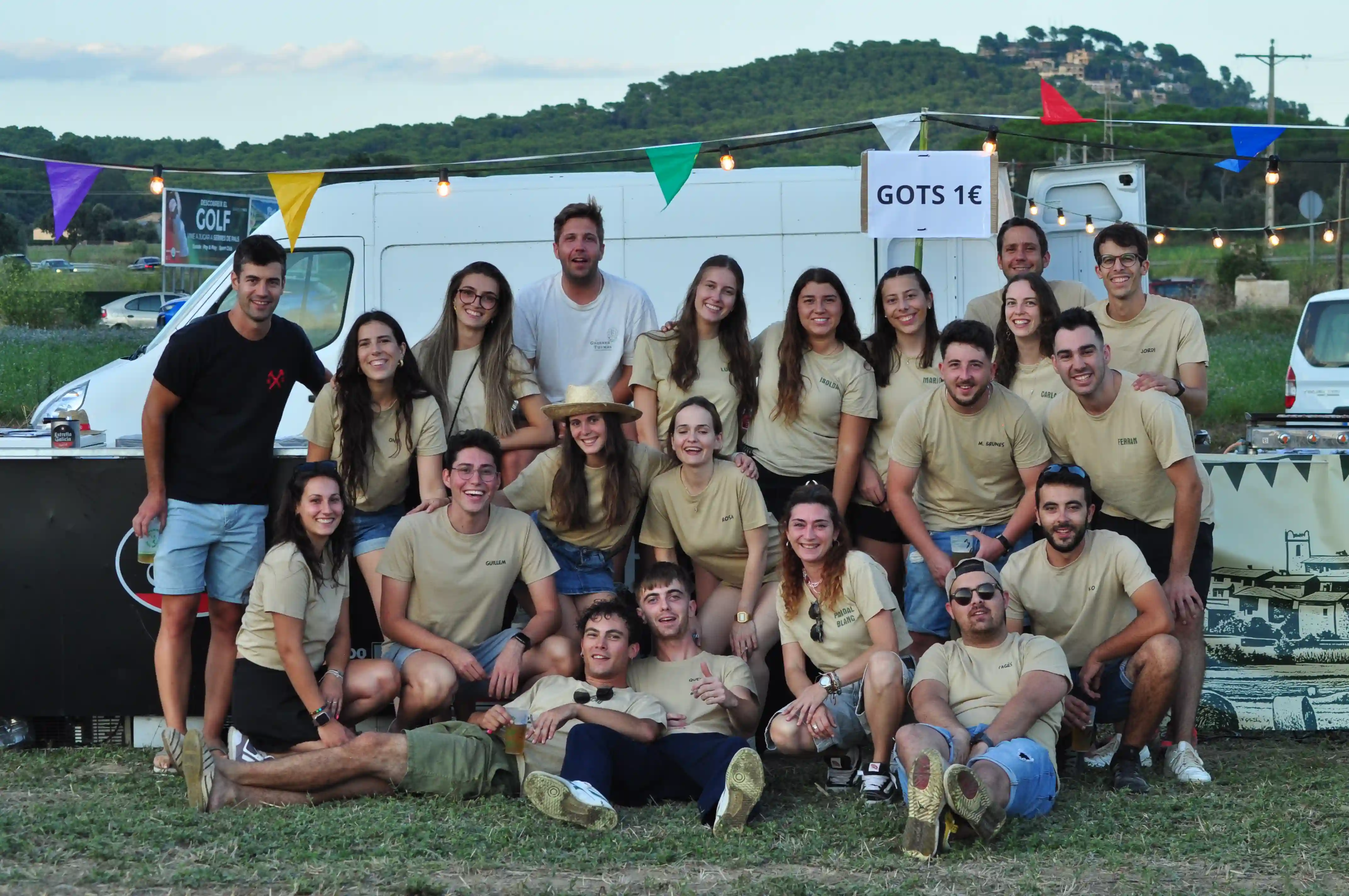 Foto de l'associació a la festa major de Pals (2025)